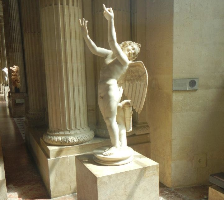 Statue: Angel with Upraised Arms